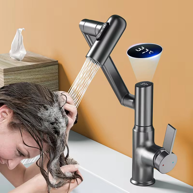 Smart LED 360 Rotation Sink Faucet 