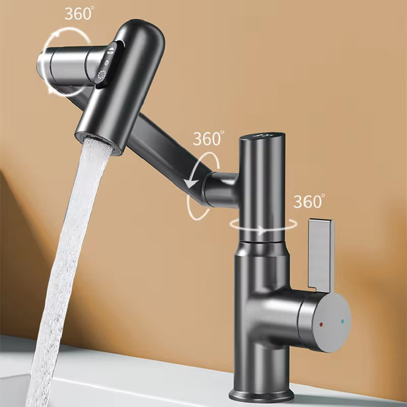 Smart LED 360 Rotation Sink Faucet 