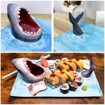 Shark Ceramic Plate Dumpling Plate