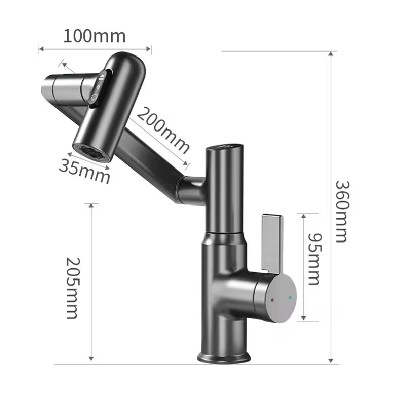 Smart LED 360 Rotation Sink Faucet 